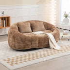 Chaise longue double en chenille, modèle Coffee Modern 59