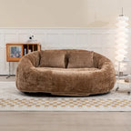 Chaise longue double en chenille, modèle Coffee Modern 59