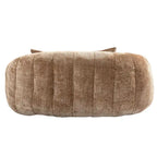 Chaise longue double en chenille, modèle Coffee Modern 59