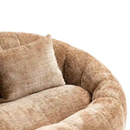 Chaise longue double en chenille, modèle Coffee Modern 59