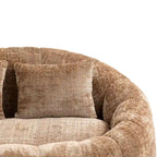 Chaise longue double en chenille, modèle Coffee Modern 59