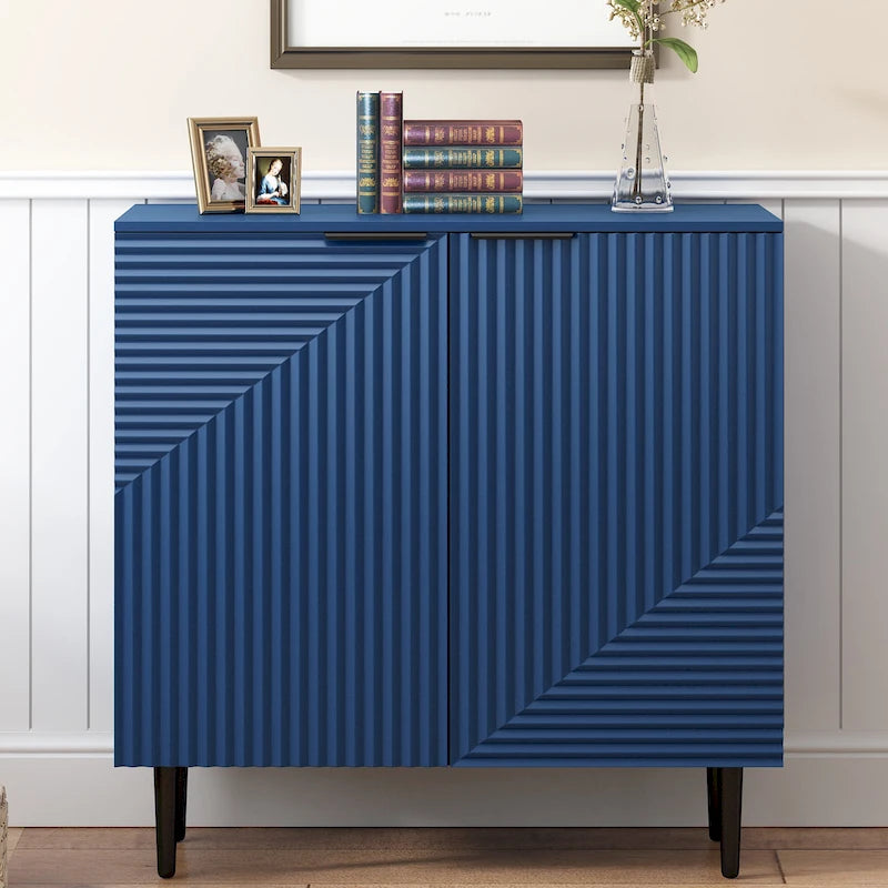 Mirod – Meuble d'appoint minimaliste moderne avec étagères réglables pour un rangement élégant et polyvalent