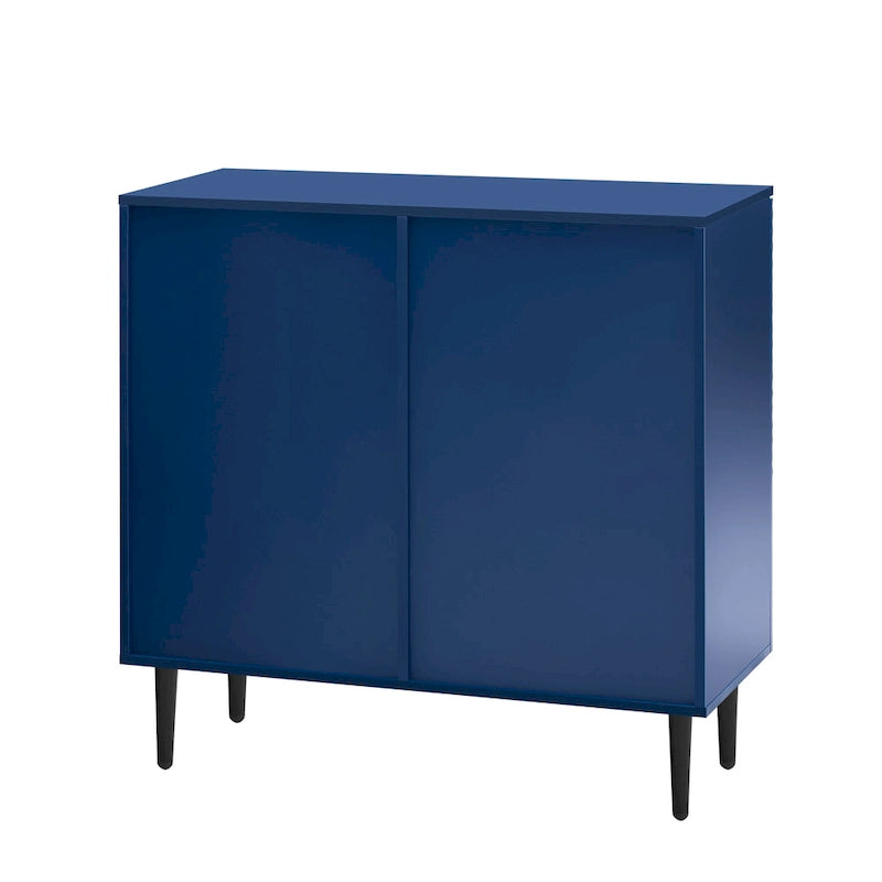 Mirod – Meuble d'appoint minimaliste moderne avec étagères réglables pour un rangement élégant et polyvalent
