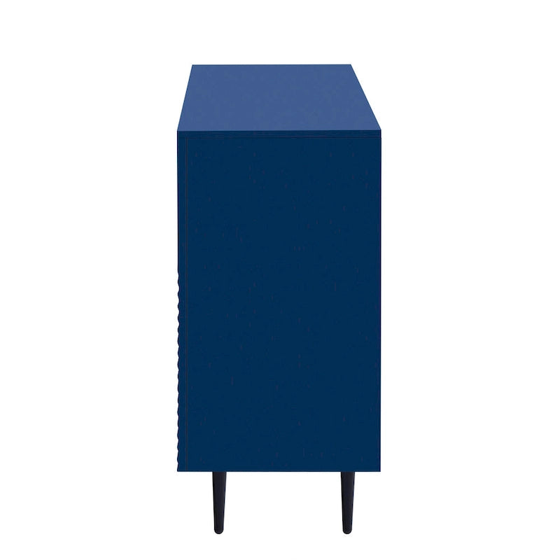Mirod – Meuble d'appoint minimaliste moderne avec étagères réglables pour un rangement élégant et polyvalent