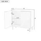 Mirod – Meuble d'appoint minimaliste moderne avec étagères réglables pour un rangement élégant et polyvalent
