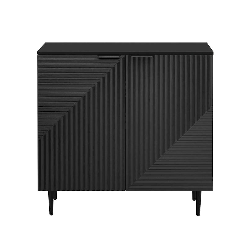 Mirod – Meuble d'appoint minimaliste moderne avec étagères réglables pour un rangement élégant et polyvalent