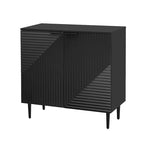 Mirod – Meuble d'appoint minimaliste moderne avec étagères réglables pour un rangement élégant et polyvalent