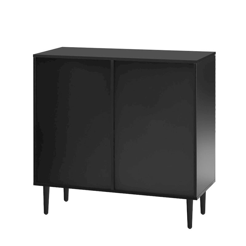 Mirod – Meuble d'appoint minimaliste moderne avec étagères réglables pour un rangement élégant et polyvalent