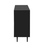 Mirod – Meuble d'appoint minimaliste moderne avec étagères réglables pour un rangement élégant et polyvalent