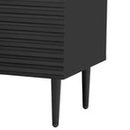 Mirod – Meuble d'appoint minimaliste moderne avec étagères réglables pour un rangement élégant et polyvalent