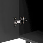 Mirod – Meuble d'appoint minimaliste moderne avec étagères réglables pour un rangement élégant et polyvalent