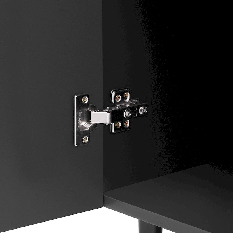Mirod – Meuble d'appoint minimaliste moderne avec étagères réglables pour un rangement élégant et polyvalent