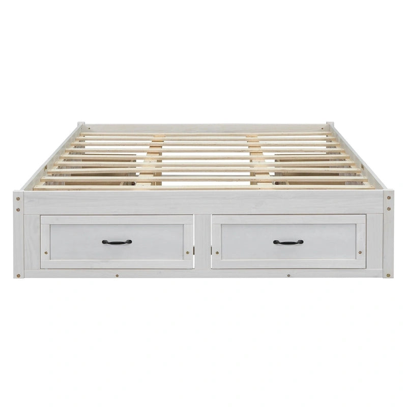 Table basse Ming de Pékin en bois recyclé, petite, 140 cm de long, finition blanchie patinée