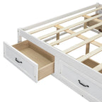 Table basse Ming de Pékin en bois recyclé, petite, 140 cm de long, finition blanchie patinée