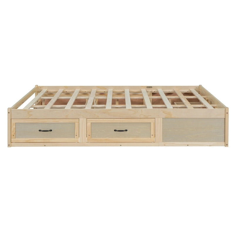 Table basse Ming de Pékin en bois recyclé, petite, 140 cm de long, finition blanchie patinée
