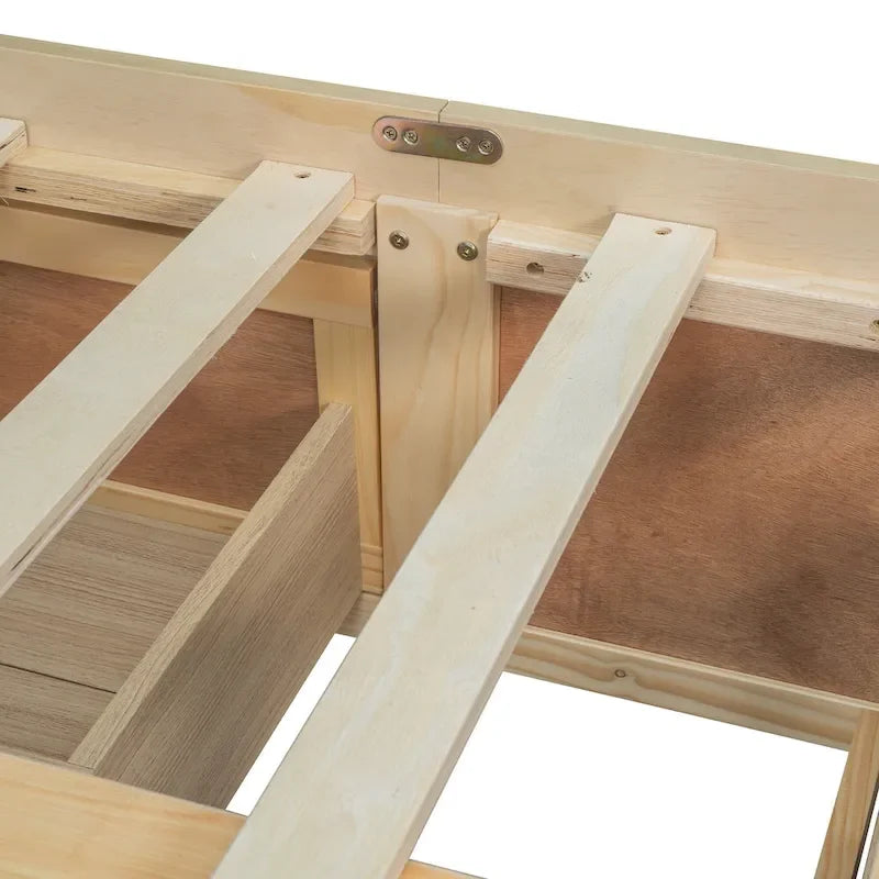 Table basse Ming de Pékin en bois recyclé, petite, 140 cm de long, finition blanchie patinée