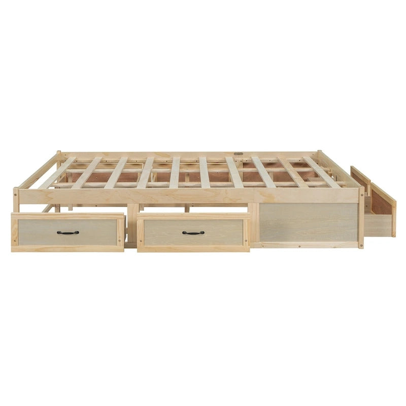 Table basse Ming de Pékin en bois recyclé, petite, 140 cm de long, finition blanchie patinée