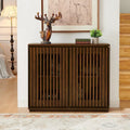 Table d'appoint Isanti marron clair/blanc - 23,13 larg. x 23,13 prof. x 22,63 haut.