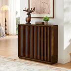 Table d'appoint Isanti marron clair/blanc - 23,13 larg. x 23,13 prof. x 22,63 haut.