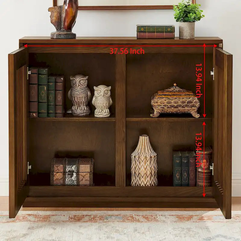Table d'appoint Isanti marron clair/blanc - 23,13 larg. x 23,13 prof. x 22,63 haut.
