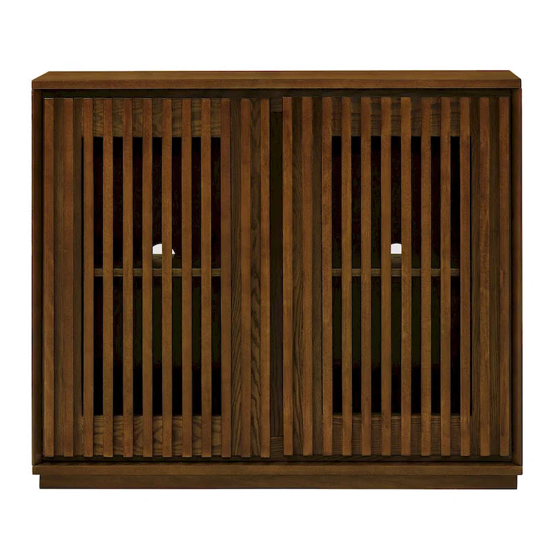Table d'appoint Isanti marron clair/blanc - 23,13 larg. x 23,13 prof. x 22,63 haut.