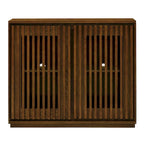 Table d'appoint Isanti marron clair/blanc - 23,13 larg. x 23,13 prof. x 22,63 haut.