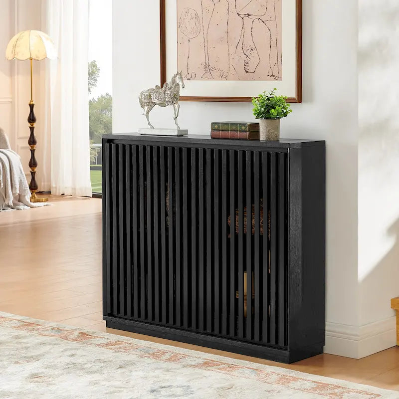 Table d'appoint Isanti marron clair/blanc - 23,13 larg. x 23,13 prof. x 22,63 haut.