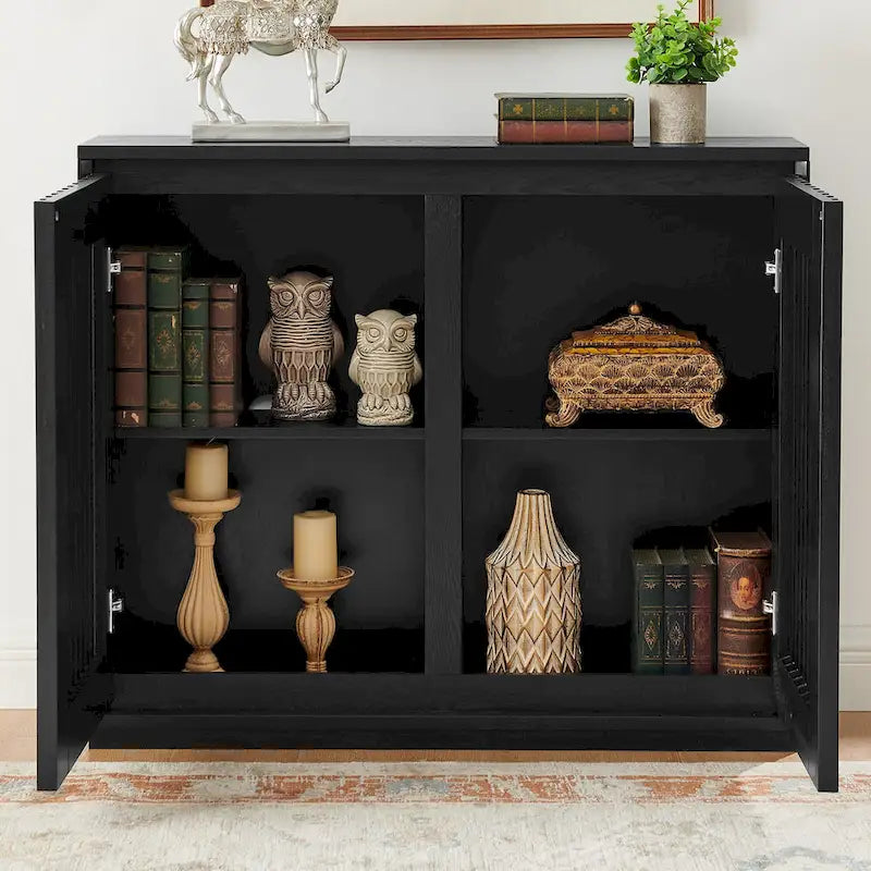 Table d'appoint Isanti marron clair/blanc - 23,13 larg. x 23,13 prof. x 22,63 haut.