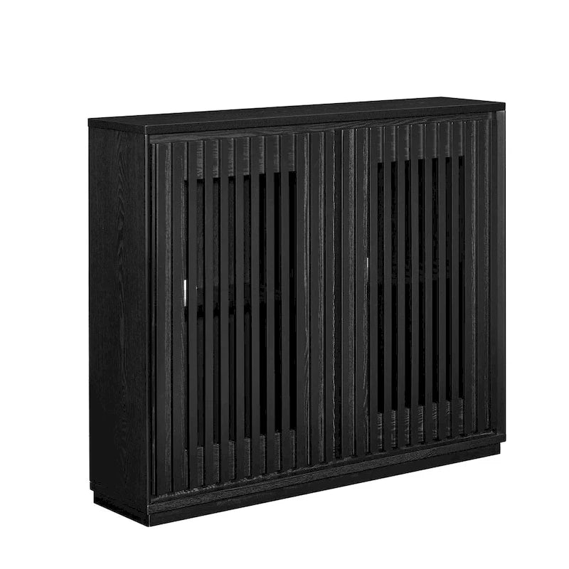 Table d'appoint Isanti marron clair/blanc - 23,13 larg. x 23,13 prof. x 22,63 haut.