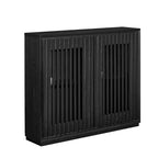Table d'appoint Isanti marron clair/blanc - 23,13 larg. x 23,13 prof. x 22,63 haut.