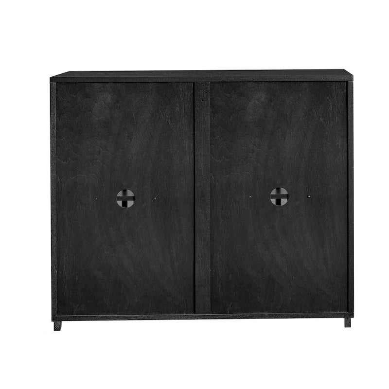 Table d'appoint Isanti marron clair/blanc - 23,13 larg. x 23,13 prof. x 22,63 haut.