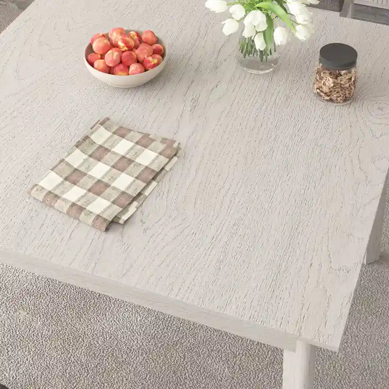 Table à manger carrée en bois