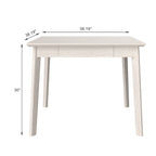 Table à manger carrée en bois