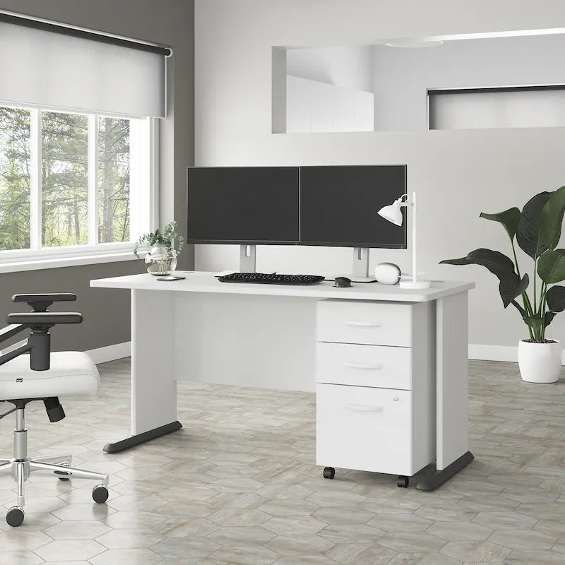 Bureau informatique Studio A 60W avec tiroirs