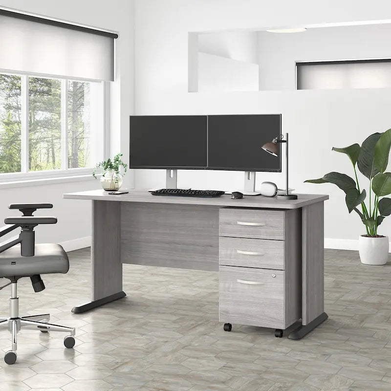 Bureau informatique Studio A 60W avec tiroirs