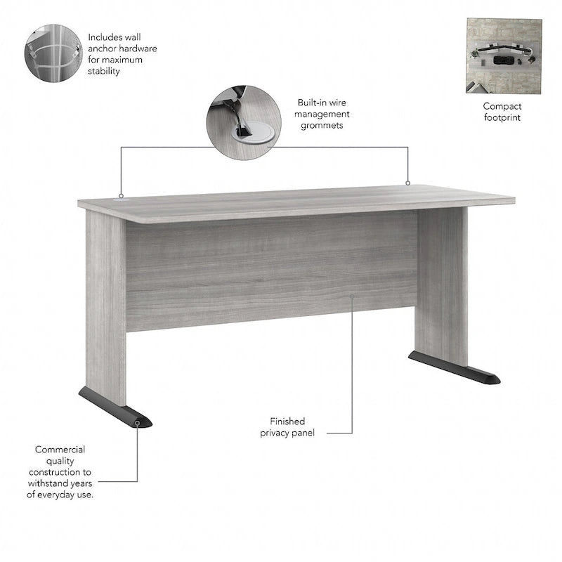 Bureau informatique Studio A 60W avec tiroirs
