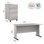 Bureau informatique Studio A 60W avec tiroirs