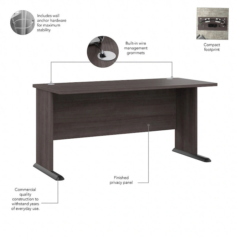 Bureau informatique Studio A 60W avec tiroirs
