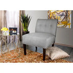 Fauteuil d'appoint Ikat tufté Samantha