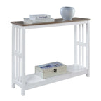 Console de mission avec étagère
