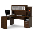Bureau réversible en mélamine en forme de L Dayton