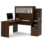 Bureau réversible en mélamine en forme de L Dayton