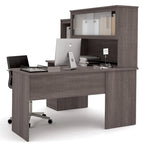 Bureau réversible en mélamine en forme de L Dayton