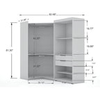 Penderie de coin moderne Mulberry 3.0 (2 éléments)