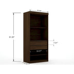 Penderie de coin moderne Mulberry 3.0 (2 éléments)