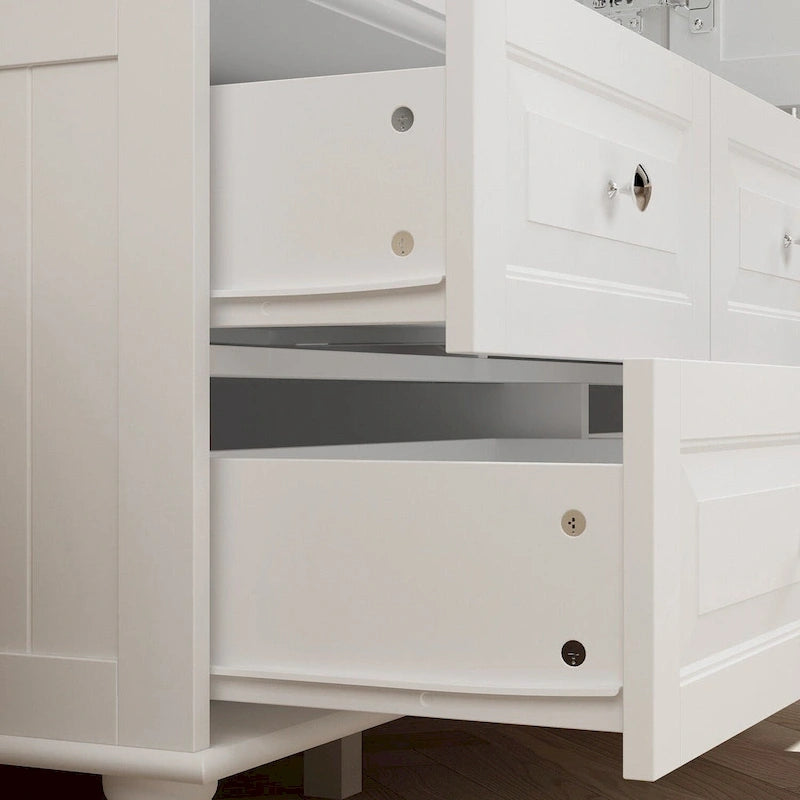 Armoires penderies blanches laquées de 180 cm de haut avec portes miroir