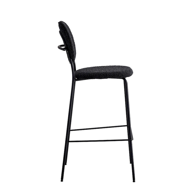 Tabourets de bar Carley Boucle (2 pièces)