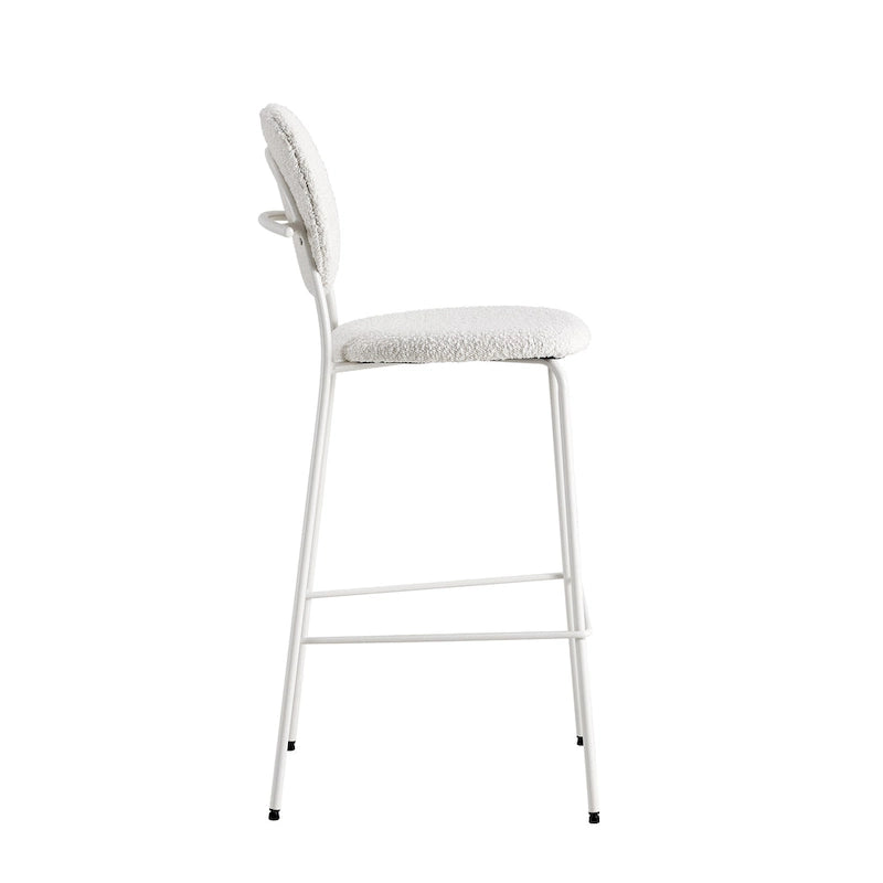 Tabourets de bar Carley Boucle (2 pièces)