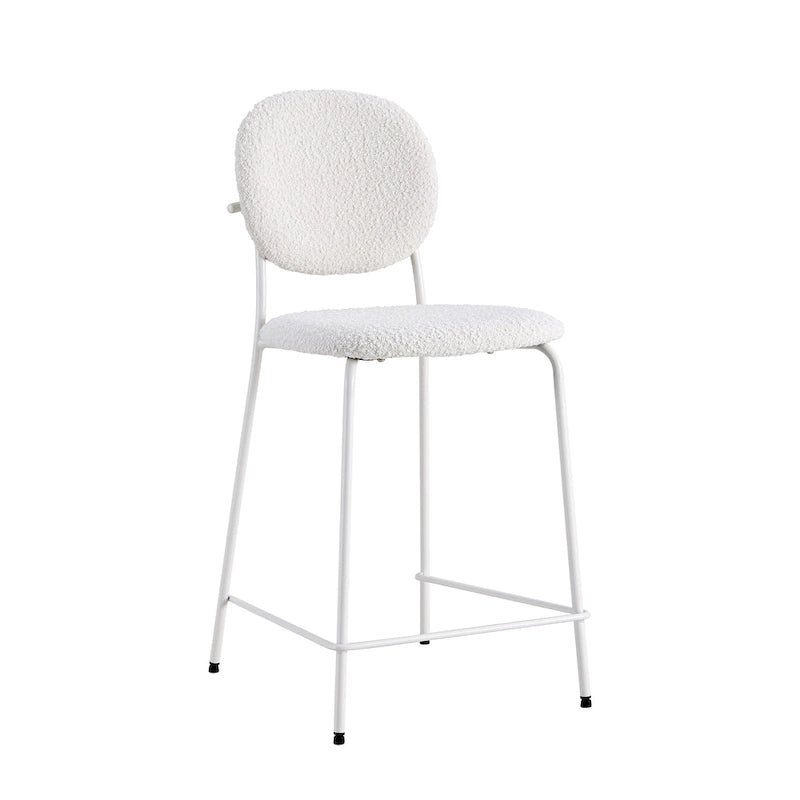 Tabourets de bar Carley Boucle (2 pièces)