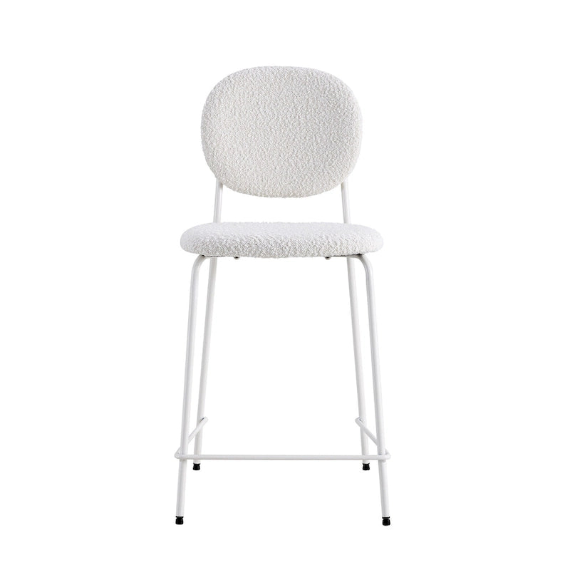 Tabourets de bar Carley Boucle (2 pièces)